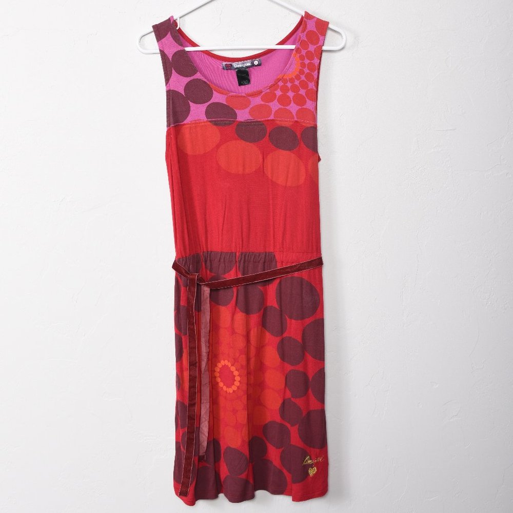 Desigual Multicolor Dress with Dots